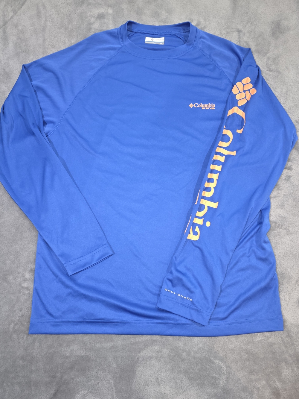 Columbia PFG Men’s Long-Sleeve Blue Sun Shirt